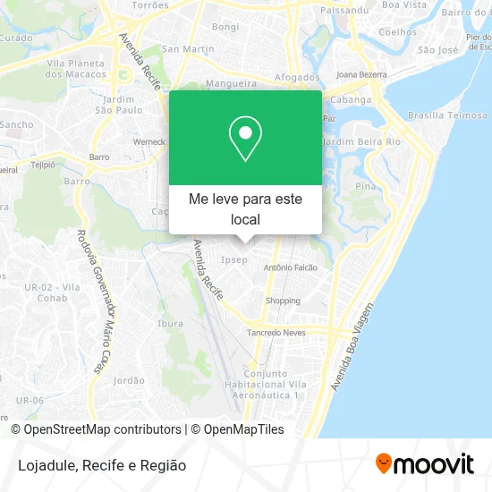 Lojadule mapa