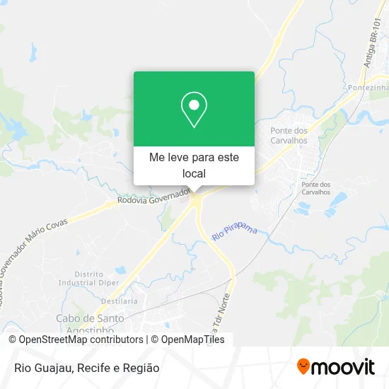 Rio Guajau mapa
