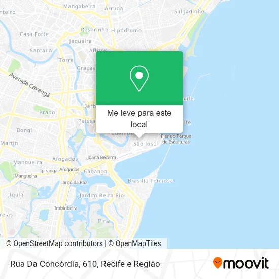 Rua Da Concórdia, 610 mapa