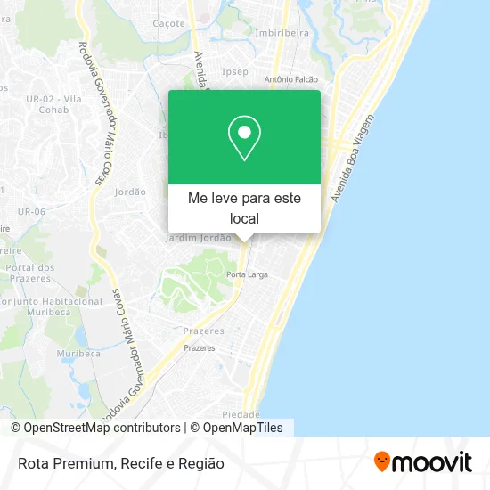 Rota Premium mapa