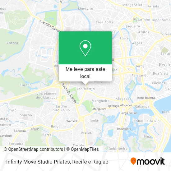 Infinity Move Studio Pilates mapa