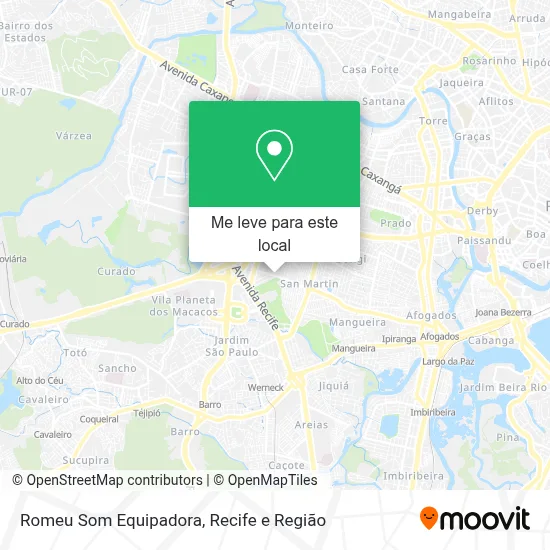 Romeu Som Equipadora mapa