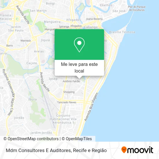 Mdm Consultores E Auditores mapa