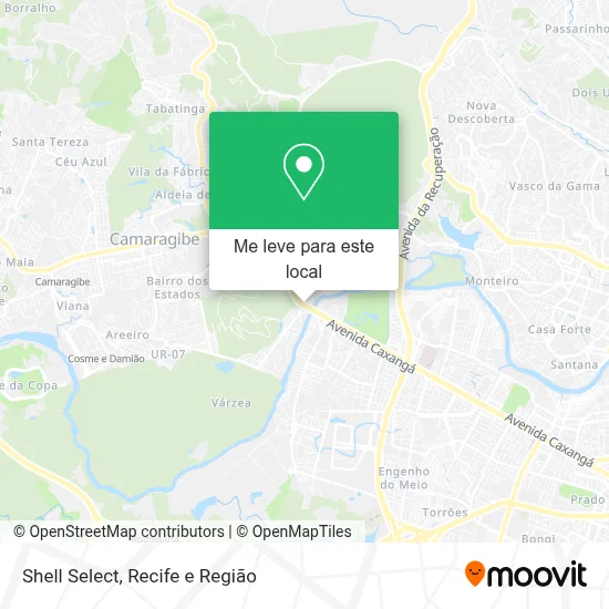 Shell Select mapa
