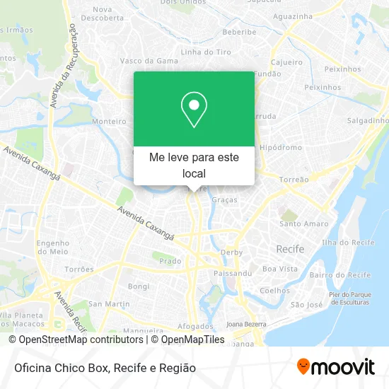 Oficina Chico Box mapa