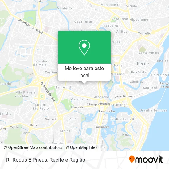 Rr Rodas E Pneus mapa