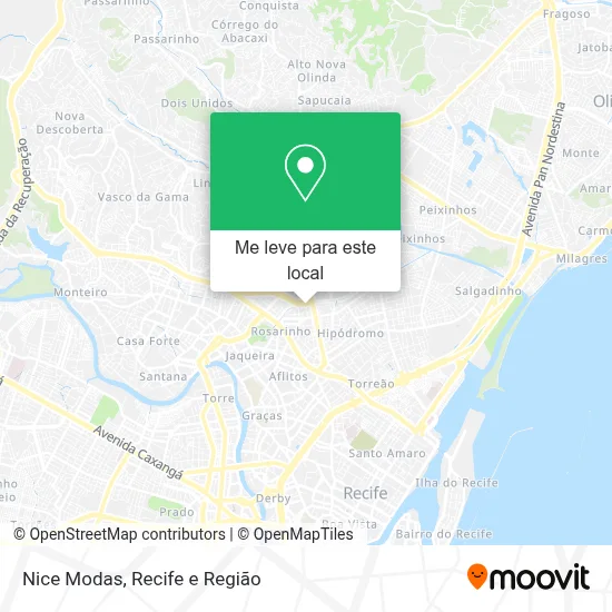 Nice Modas mapa