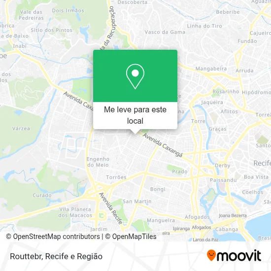 Routtebr mapa