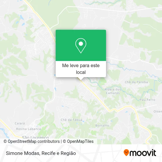 Simone Modas mapa