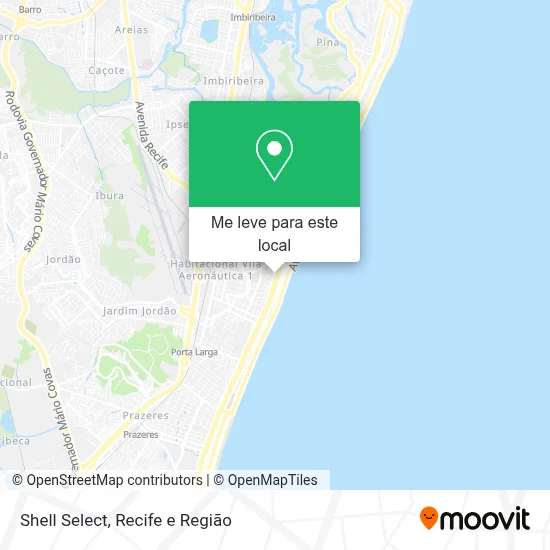 Shell Select mapa