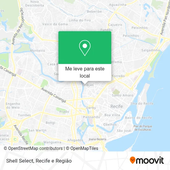 Shell Select mapa
