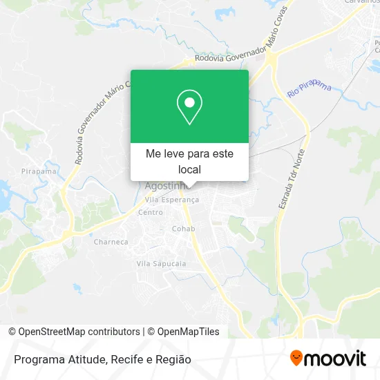 Programa Atitude mapa