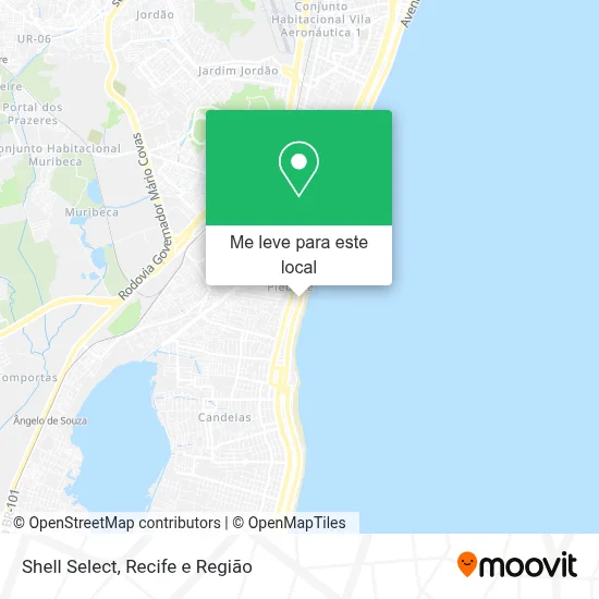 Shell Select mapa