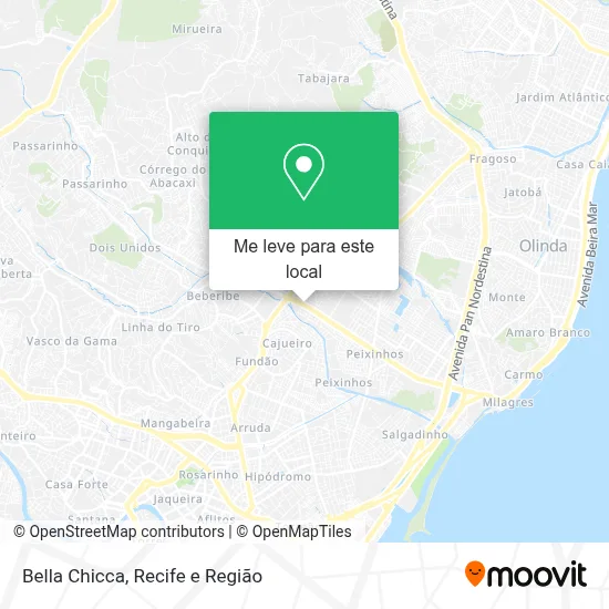 Bella Chicca mapa