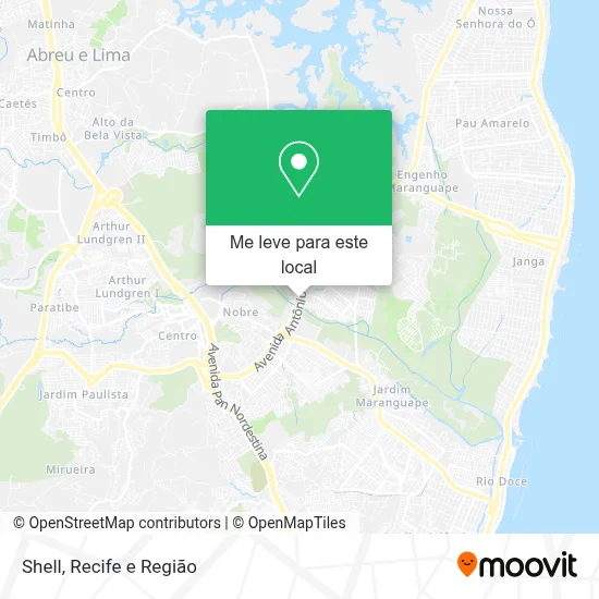 Shell mapa