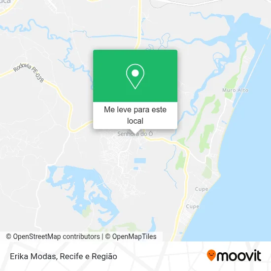 Erika Modas mapa