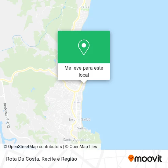 Rota Da Costa mapa