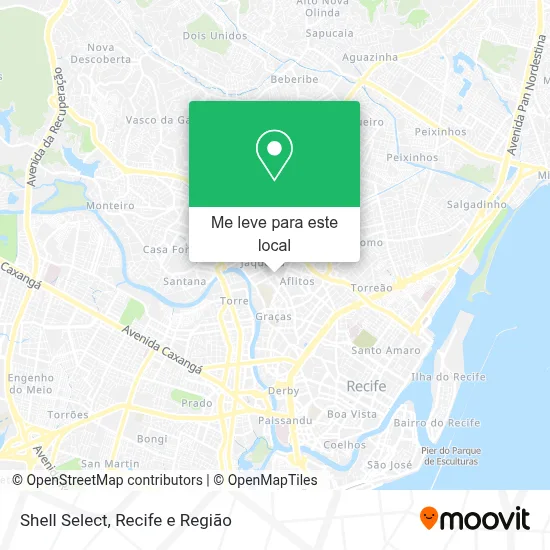 Shell Select mapa