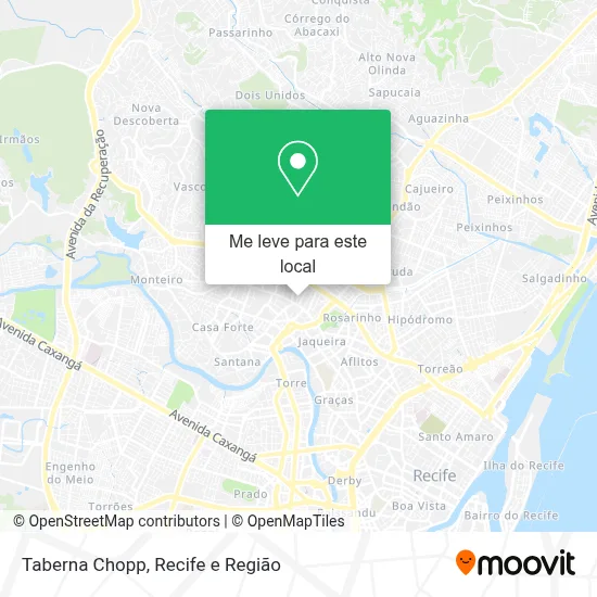 Taberna Chopp mapa