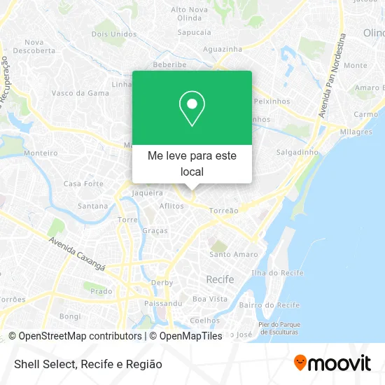 Shell Select mapa