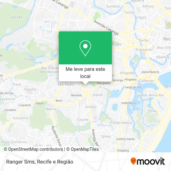 Ranger Sms mapa