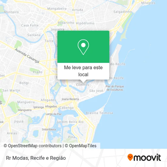 Rr Modas mapa