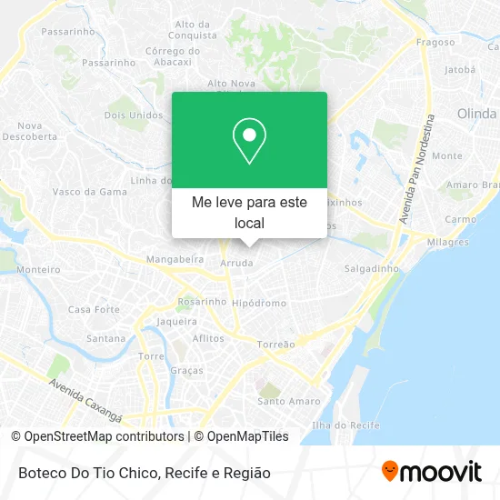 Boteco Do Tio Chico mapa