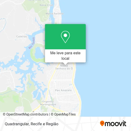 Quadrangular mapa