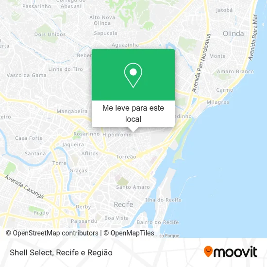 Shell Select mapa
