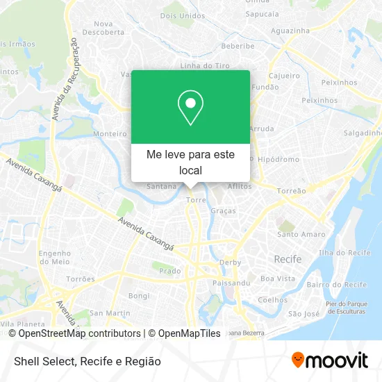 Shell Select mapa