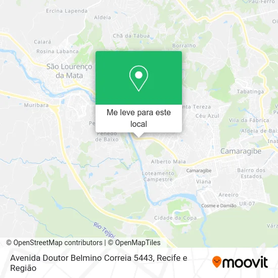 Avenida Doutor Belmino Correia 5443 mapa