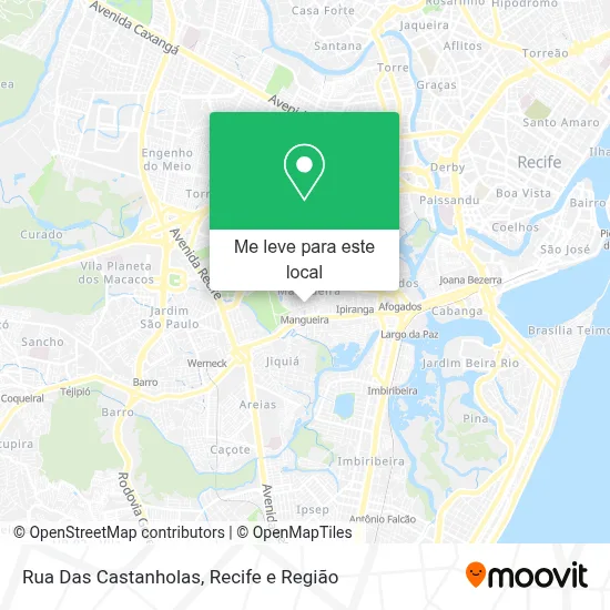 Rua Das Castanholas mapa