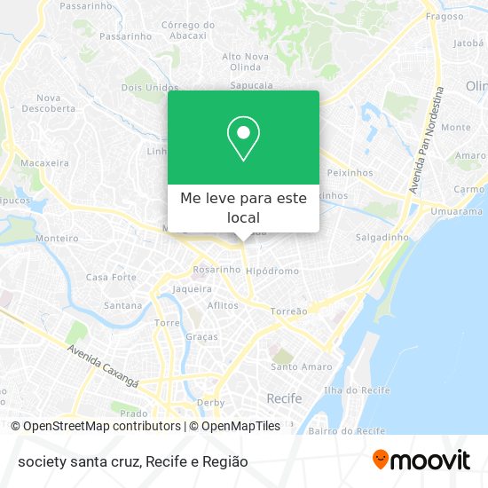 society santa cruz mapa