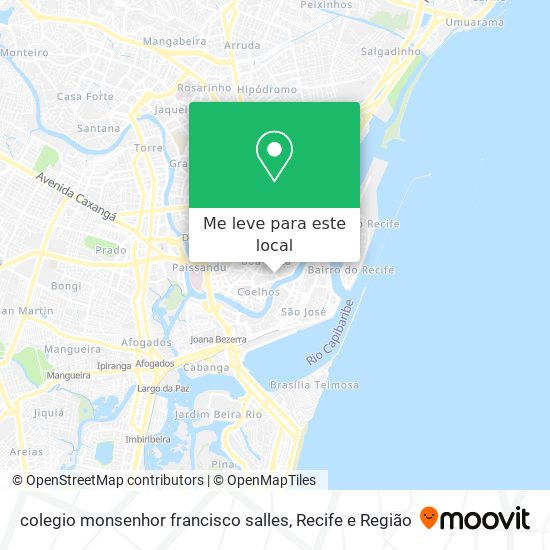 colegio monsenhor francisco salles mapa