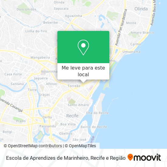 Escola de Aprendizes de Marinheiro mapa