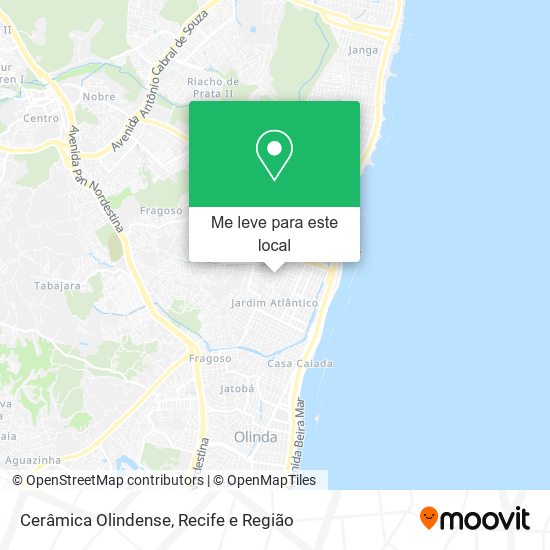 Cerâmica Olindense mapa