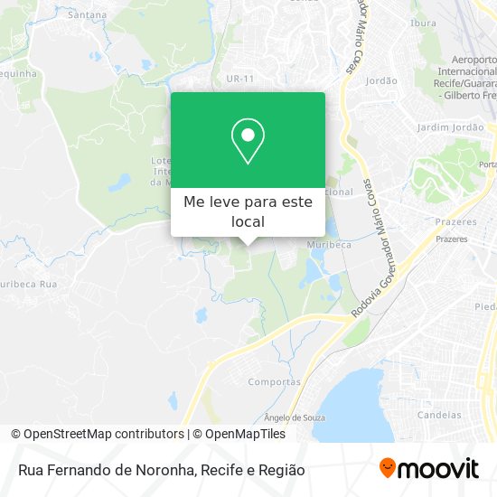Rua Fernando de Noronha mapa