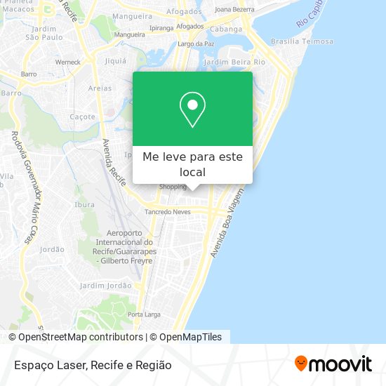 Espaço Laser mapa