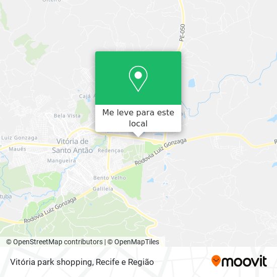 Vitória park shopping mapa