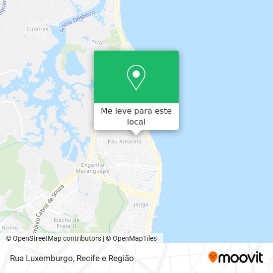 Rua Luxemburgo mapa