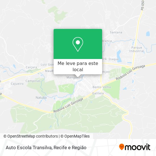 Auto Escola Transilva mapa