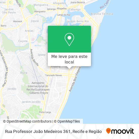 Rua Professor João Medeiros 361 mapa