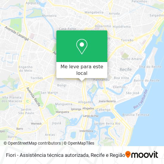 Fiori - Assistência técnica autorizada mapa