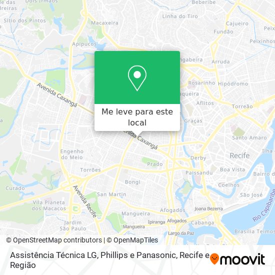 Assistência Técnica LG, Phillips e Panasonic mapa