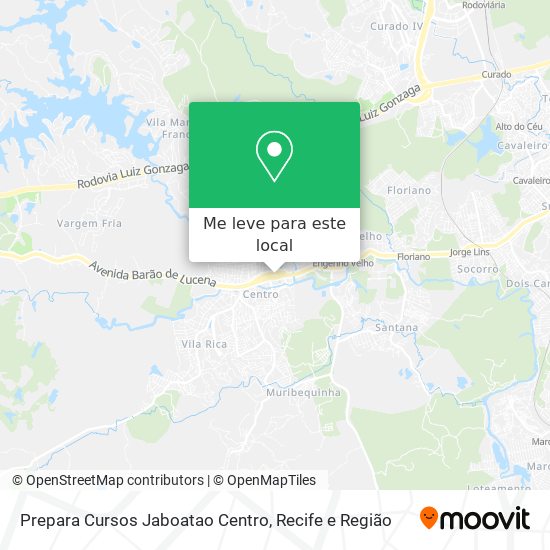 Prepara Cursos Jaboatao Centro mapa