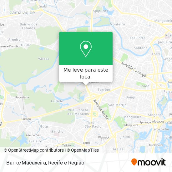 Barro/Macaxeira mapa
