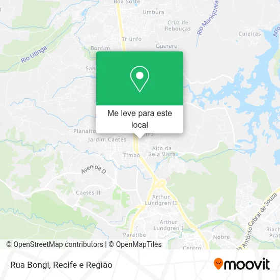 Rua Bongi mapa