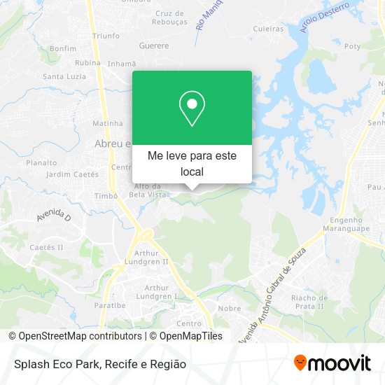 Splash Eco Park mapa