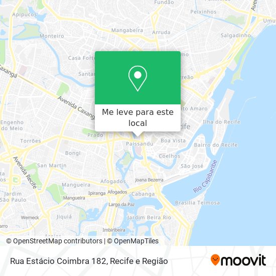 Rua Estácio Coimbra 182 mapa