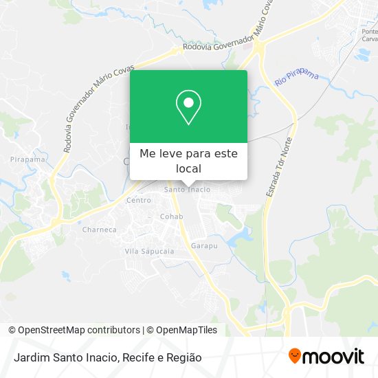 Jardim Santo Inacio mapa